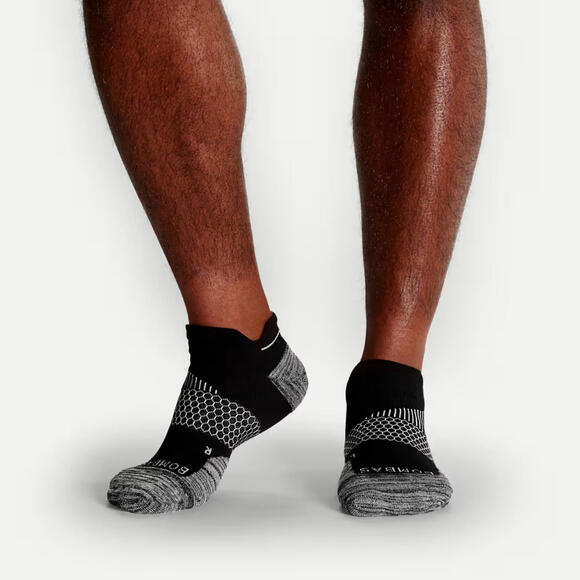 NWOT Bombas Black Men's Run Ankle Sock 3-Pack - L (9.5-13) - Picture 2 of 6
